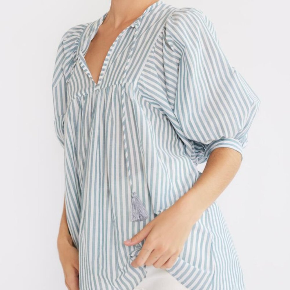 Mille Thalia Top in Calais Stripe - Picture 2 of 3
